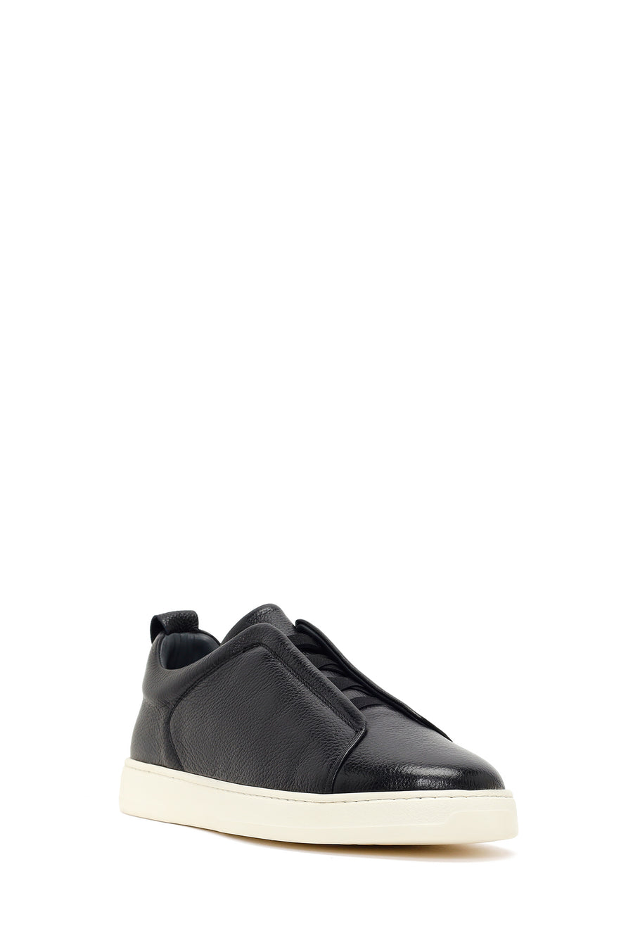 Erkek Siyah Deri Sneaker
