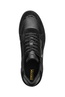 Geox Kadın Siyah D Ilde Bağcıklı Dolgu Topuklu Sneaker | Derimod