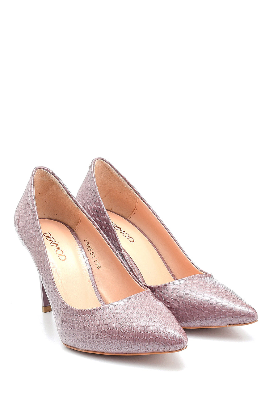 Women's Purple Leather Stiletto