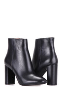 High Heeled Women's Leather Boots | Derimod