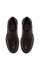 Male Brown Lace-up Leather Casual Shoes | Derimod
