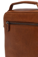 Male Brown Long Strap Leather Handbag | Derimod