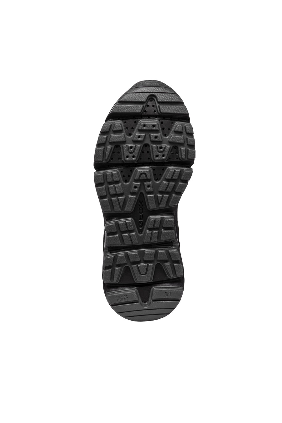 Geox Erkek Çocuk Siyah Flexyper Plus Abx Bağcıklı Waterproof Sneaker