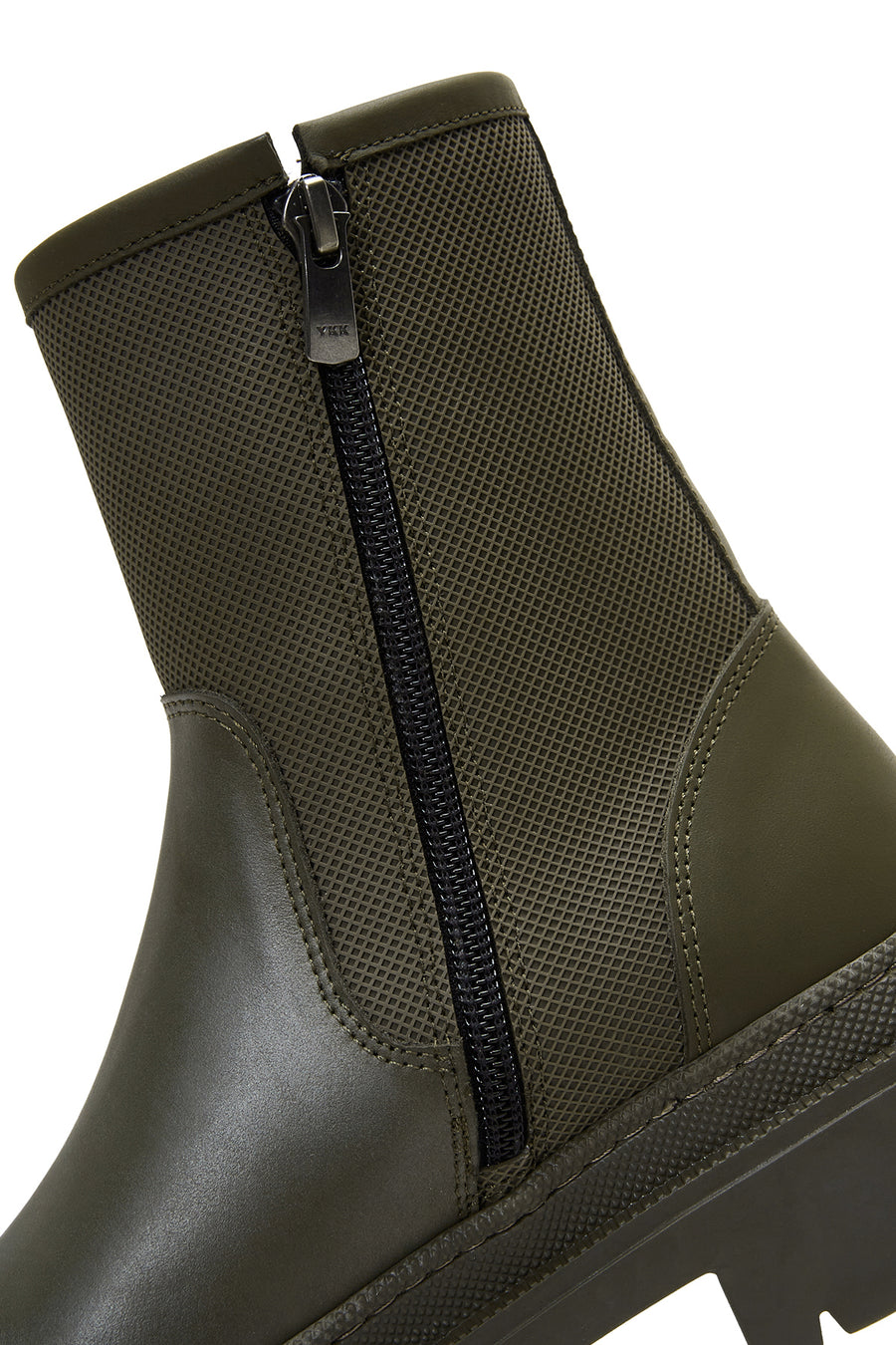 Women's Khaki Leather Boots