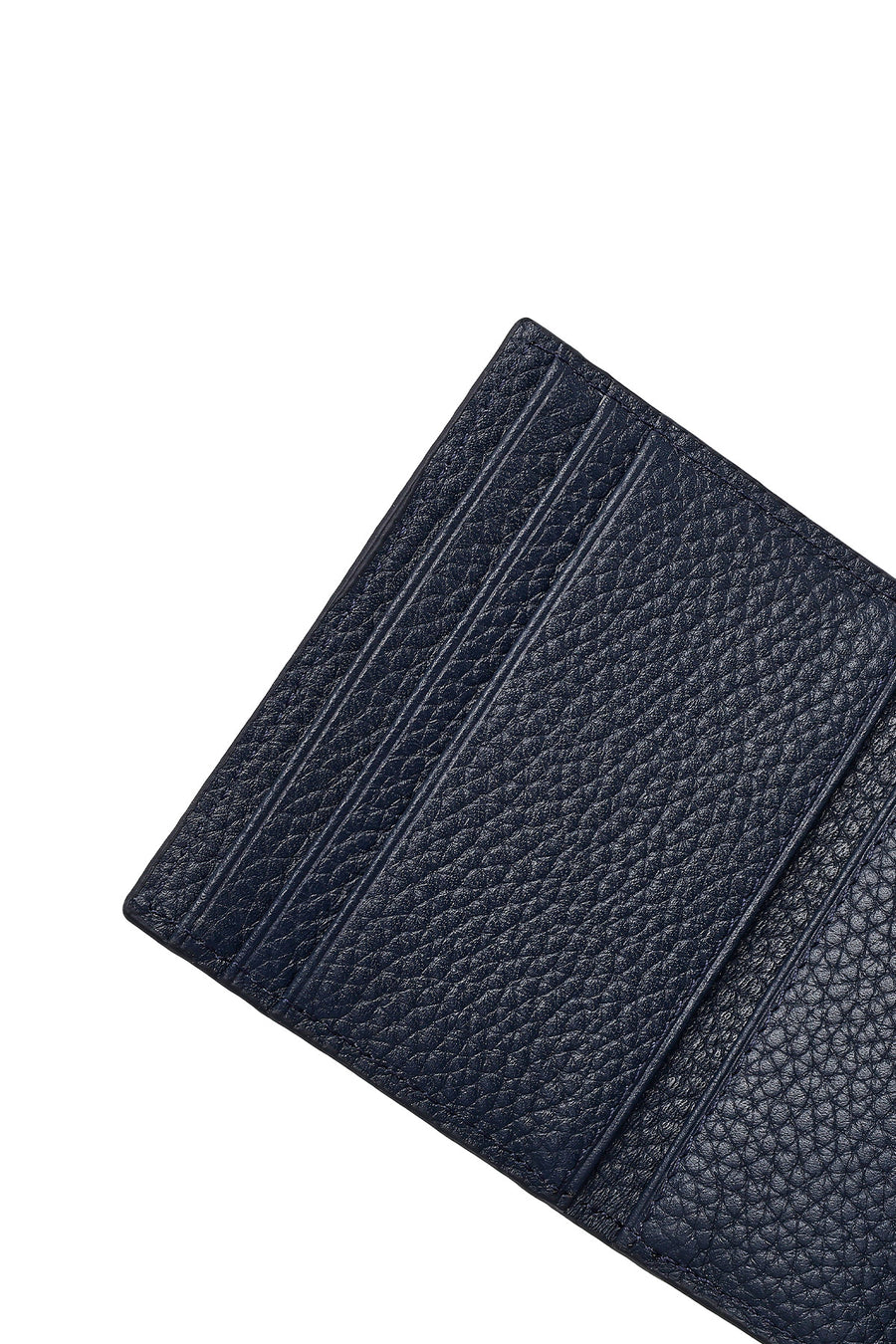 Men's Navy Blue Leather Card Holder