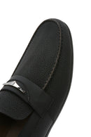Erkek Siyah Deri Casual Loafer | Derimod