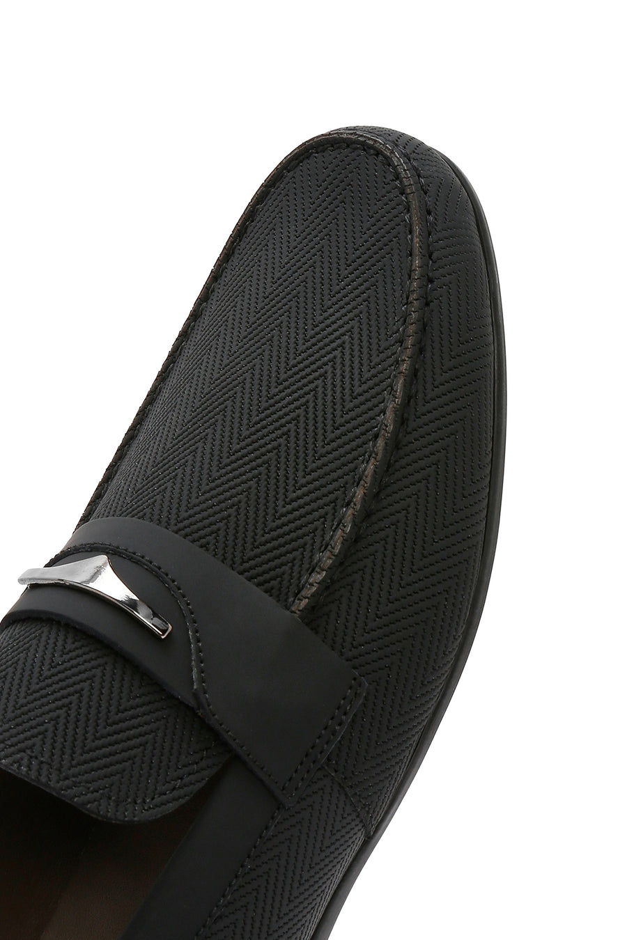Erkek Siyah Deri Casual Loafer