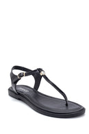Women's Casual Patent Leather Sandals | Derimod