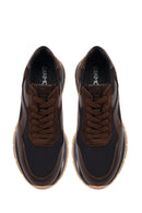 Men's Black Lace-Up Leather Sneaker | Derimod