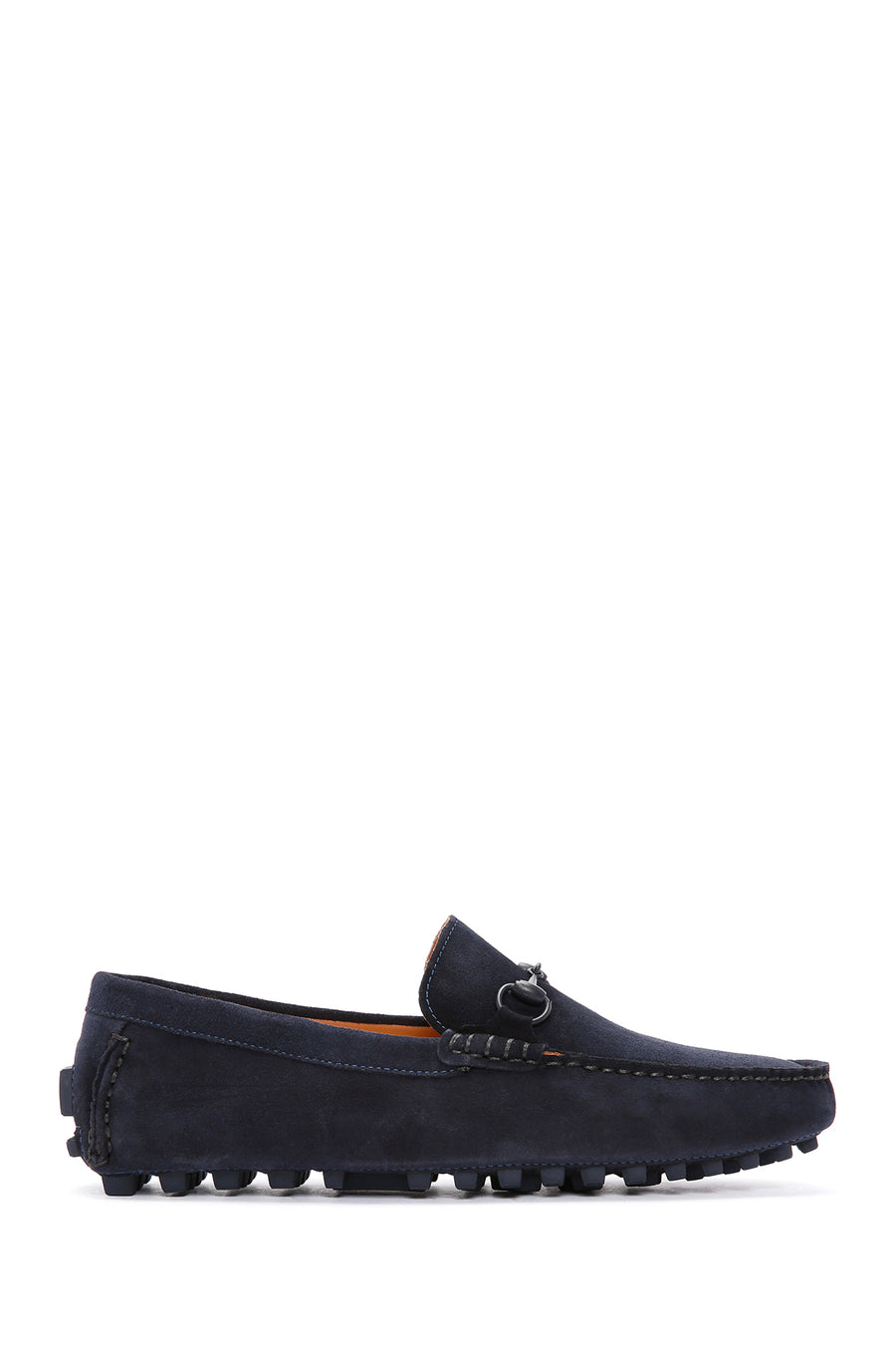
Men's Navy Blue Suede Leather Loafer
 25SFD630810 | Derimod