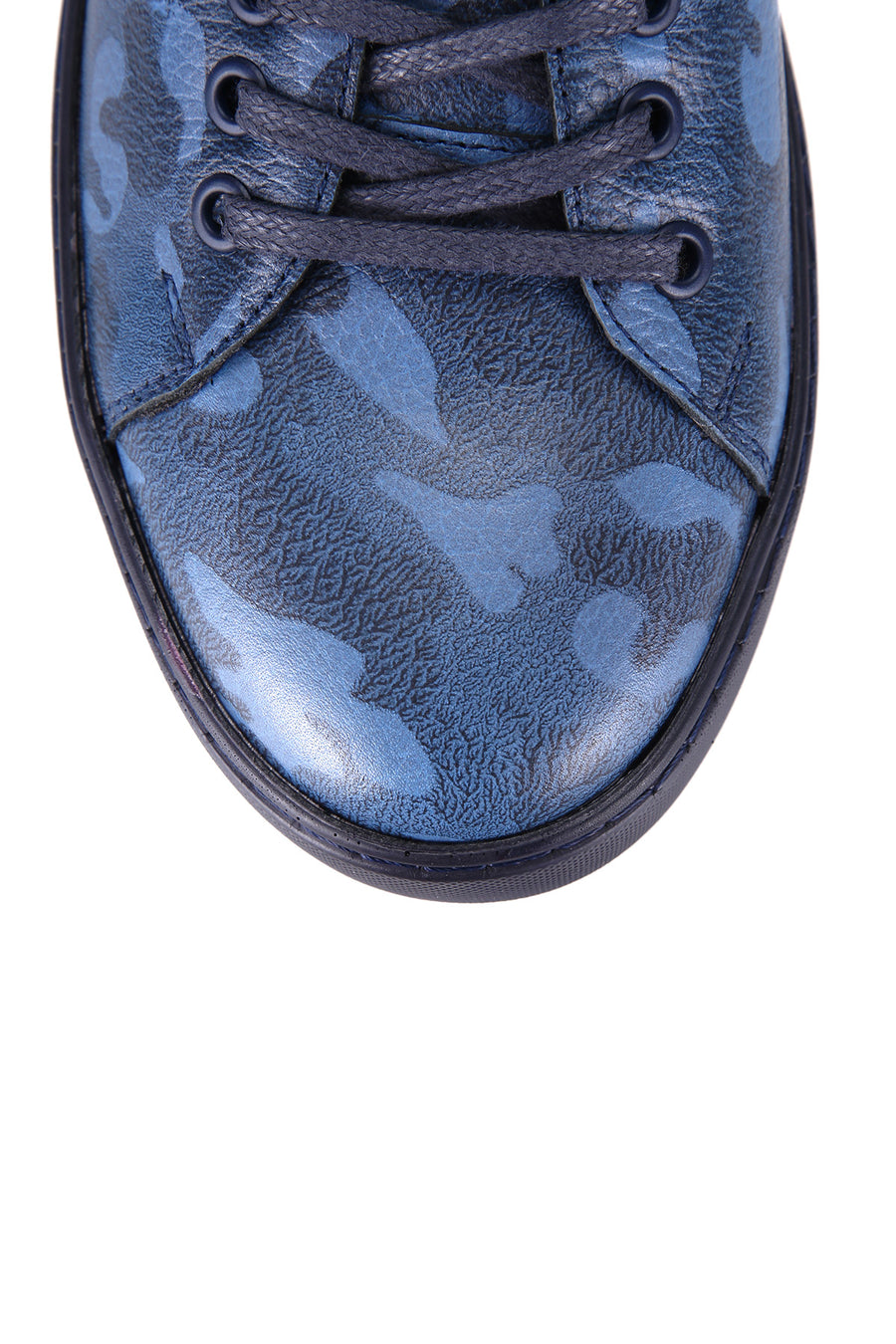 Kamuflaj Desen Erkek Deri Sneaker