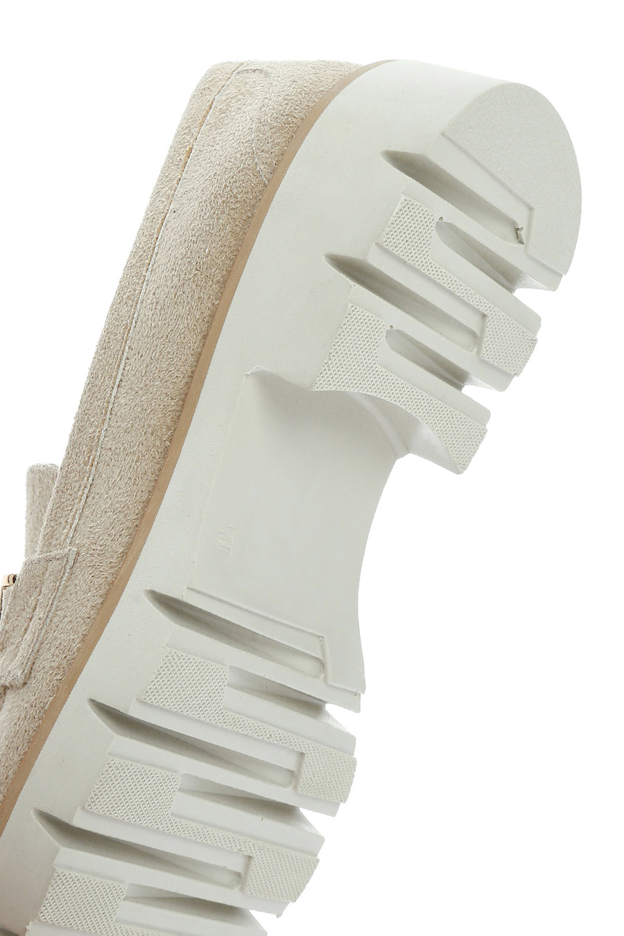 Women's Tan Buckled Suede Masculine Loafer