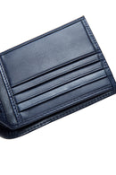 Men's Navy Blue Leather Casual Wallet | Derimod