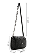 Women's Black Quilted Shoulder Bag | Derimod