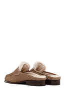 Woman Mink Suede Slipper | Derimod