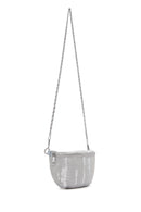 Women's Gray Long Strap Fabric Crossbody Bag | Derimod