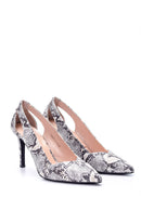 Women's Snakeskin Patterned Stiletto | Derimod