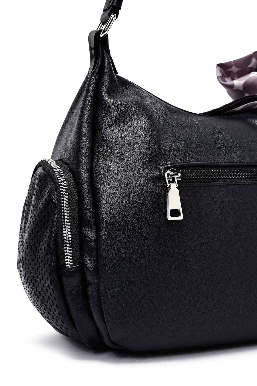 Women's Black Long Strap Shoulder Bag