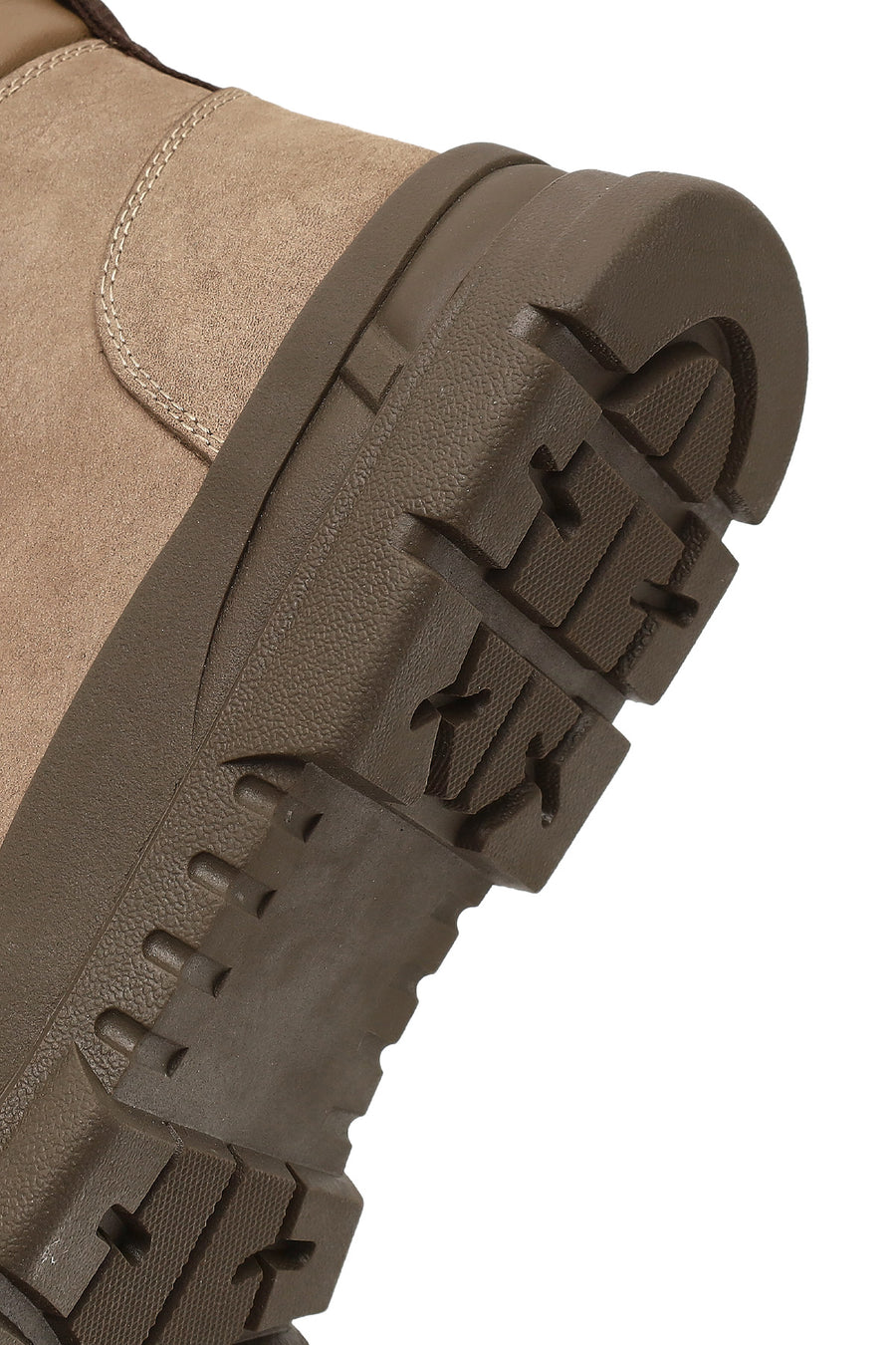 Male Mink Zip Closure Nubuck Leather Boots