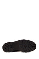 Woman Brown Thick-Soled Leather Chelsea Boots | Derimod