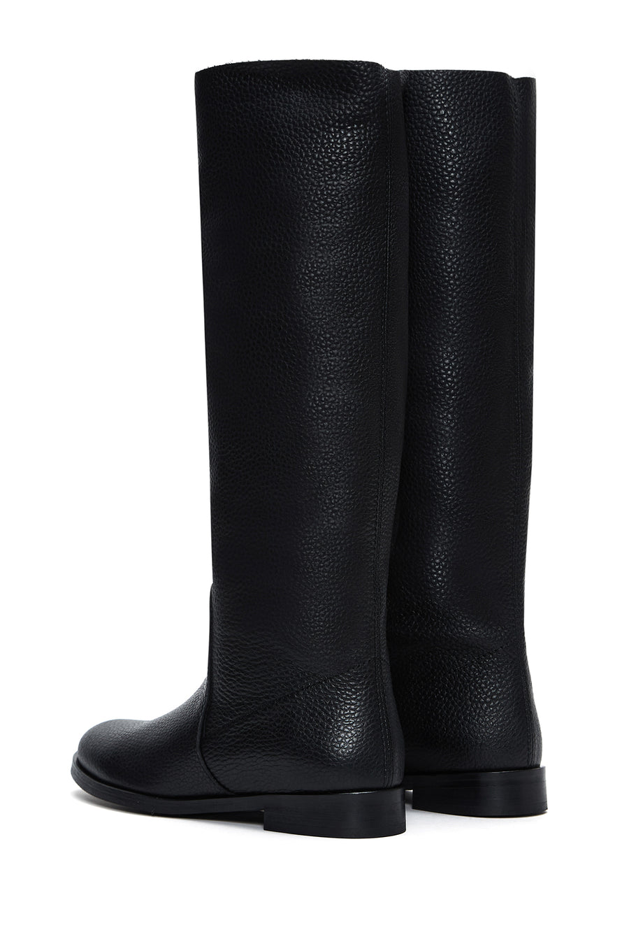 Woman Black Classic Leather Boot