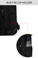 D-Pack Male Black Fabric Backpack | Derimod
