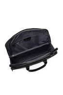 Men's Black Leather Briefcase | Derimod