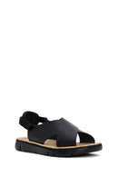 Camper Women's Black Oruga Sandals | Derimod