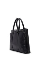 Men's Black Leather Briefcase | Derimod