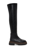 Women's Black Leather Boots | Derimod