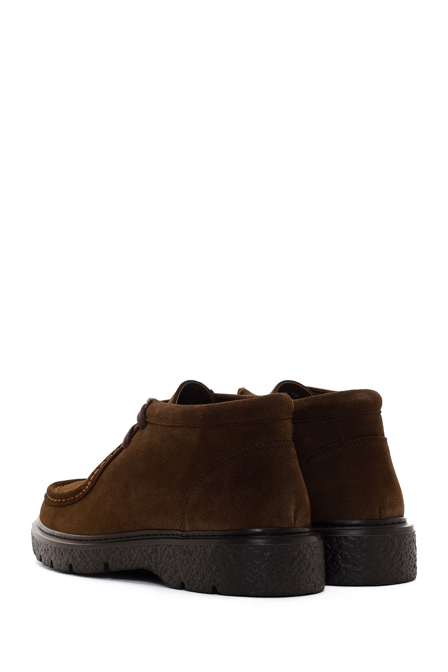 Men's Brown Suede Leather Casual Boots