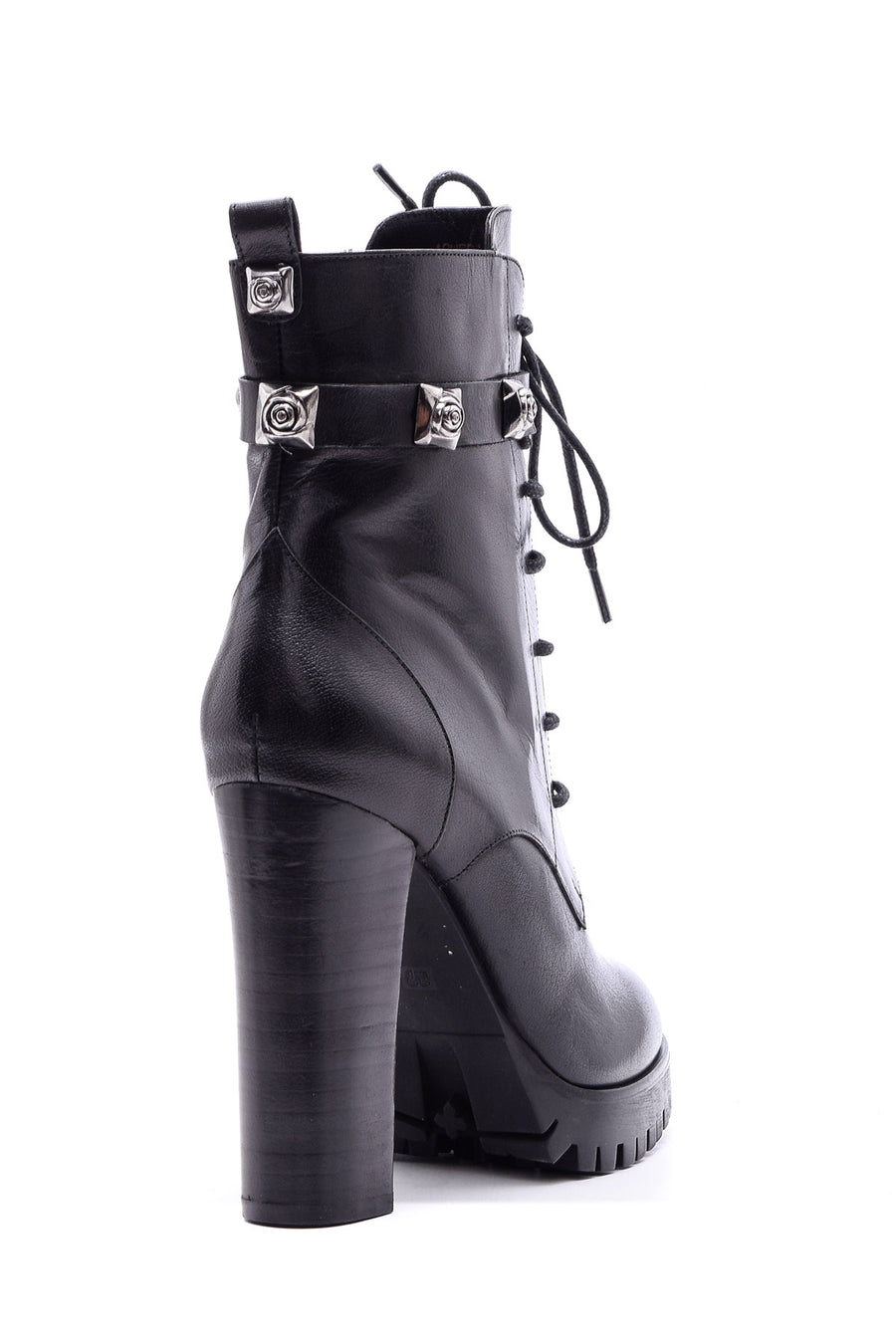 Women's Lace-Up Leather Boots