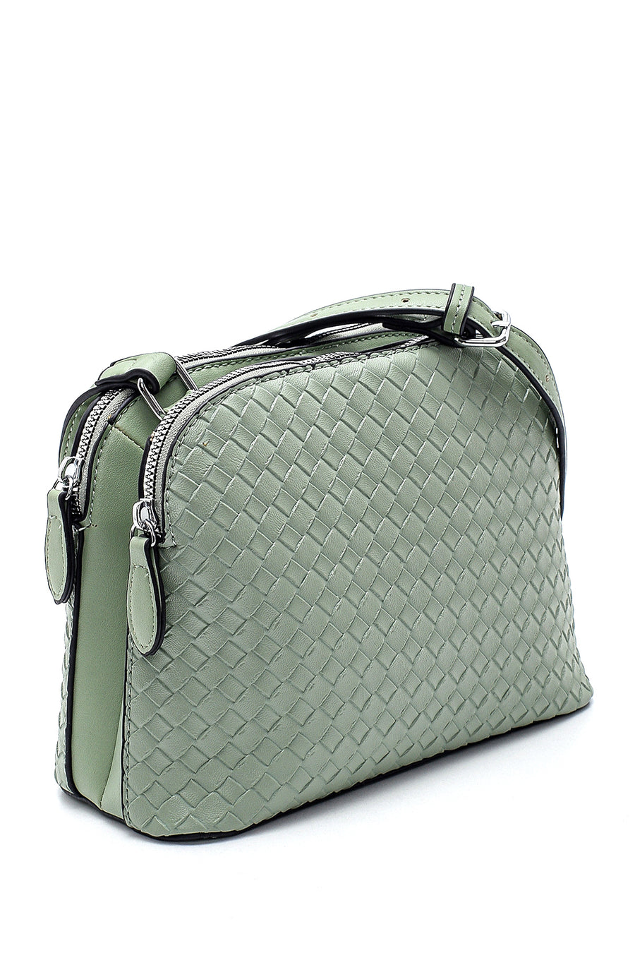 Women's Knitted Detailed Crossbody Bag