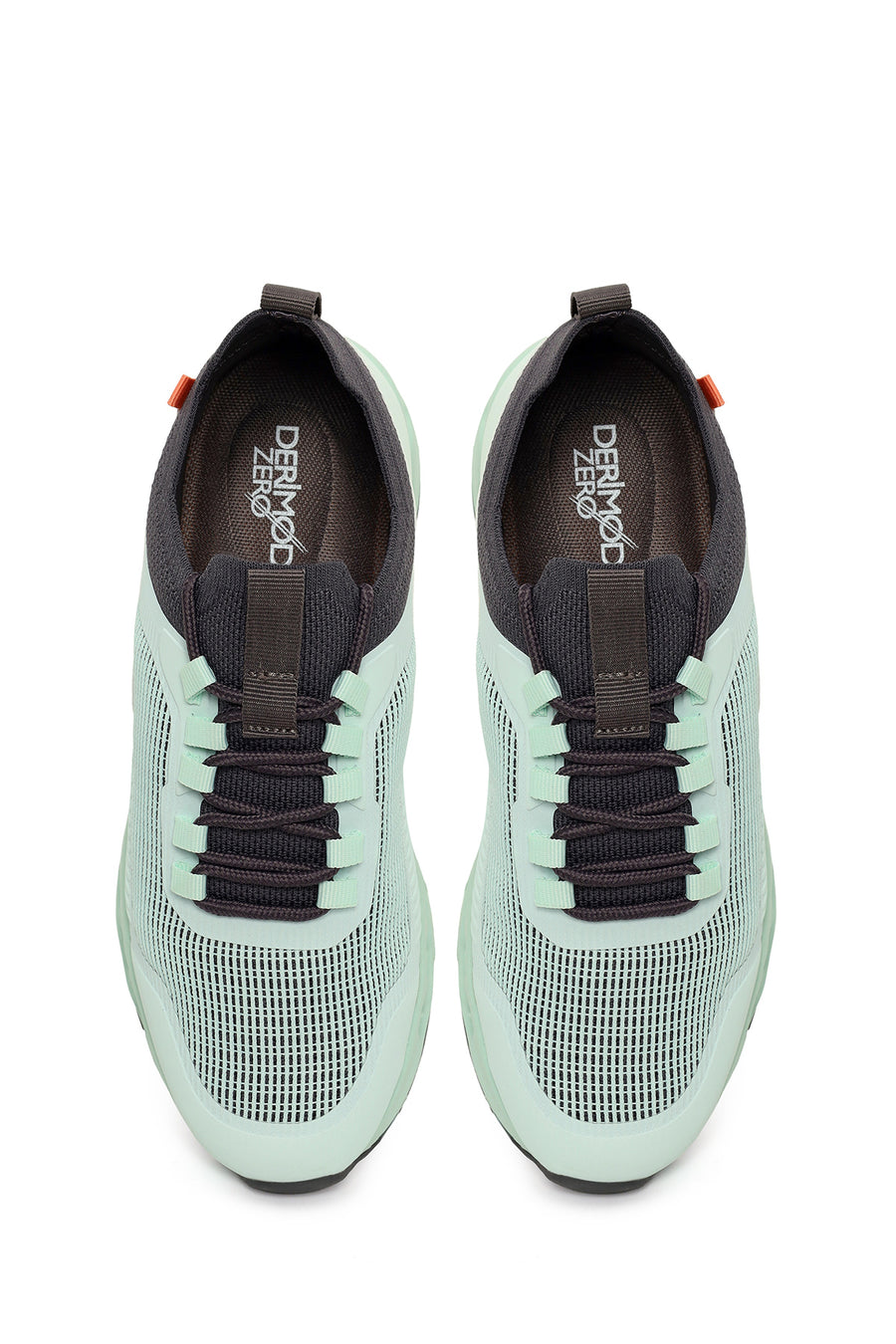 Derimod Zero Kadın Yeşil Kalın Tabanlı Bağcıklı Kumaş Sneaker