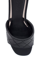 Women's Quilted Heeled Slippers | Derimod