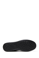 Erkek Lacivert Deri Sneaker | Derimod
