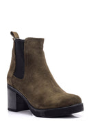 Women's Suede Heeled Boots | Derimod