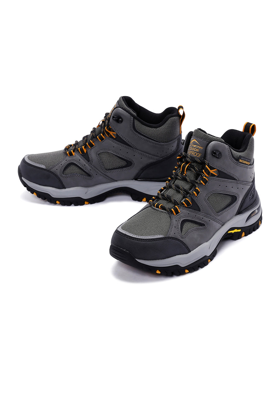Skechers Men's Gray Arch Fit Dawson Outdoor Boots