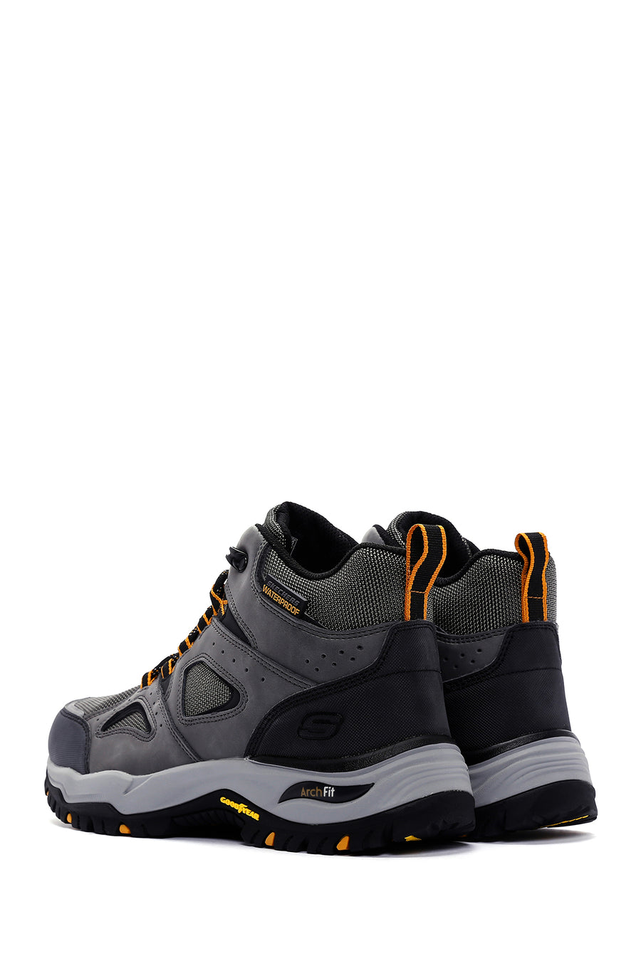 Skechers Men's Gray Arch Fit Dawson Outdoor Boots