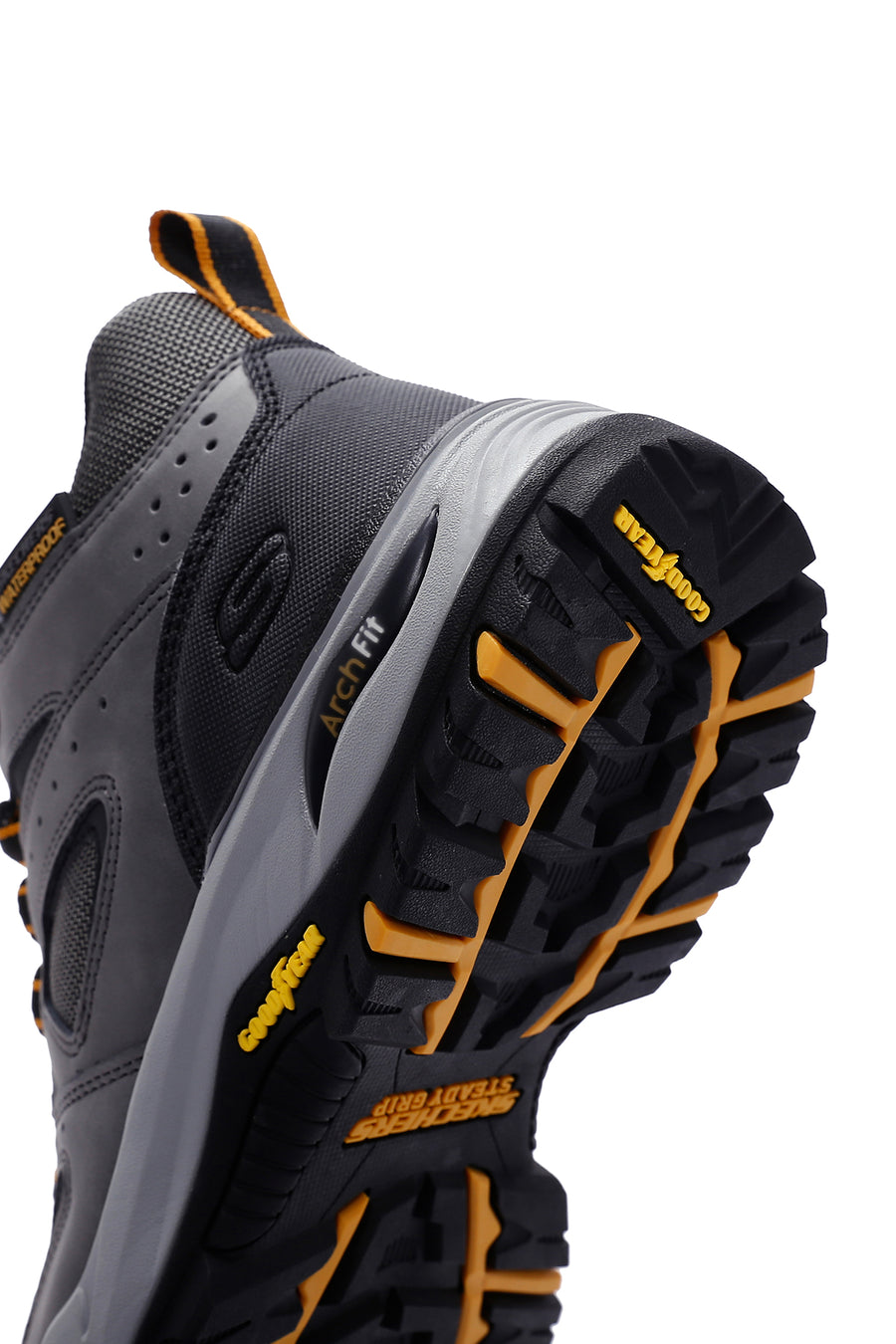 Skechers Men's Gray Arch Fit Dawson Outdoor Boots