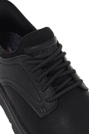 Skechers Erkek Siyah Gervin Deri Sneaker | Derimod