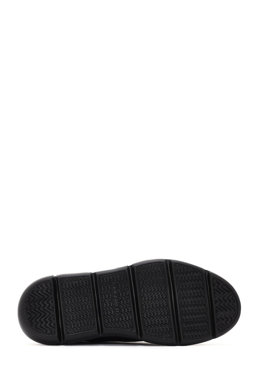 Skechers Erkek Siyah Gervin Deri Sneaker