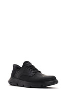 Skechers Erkek Siyah Gervin Deri Sneaker | Derimod