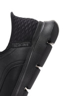 Skechers Erkek Siyah Gervin Deri Sneaker | Derimod
