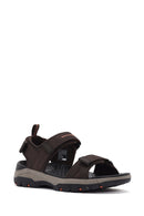 Skechers Men's Brown Tresmen - Ryer Fabric Sandals | Derimod
