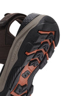 Skechers Men's Brown Tresmen - Ryer Fabric Sandals | Derimod