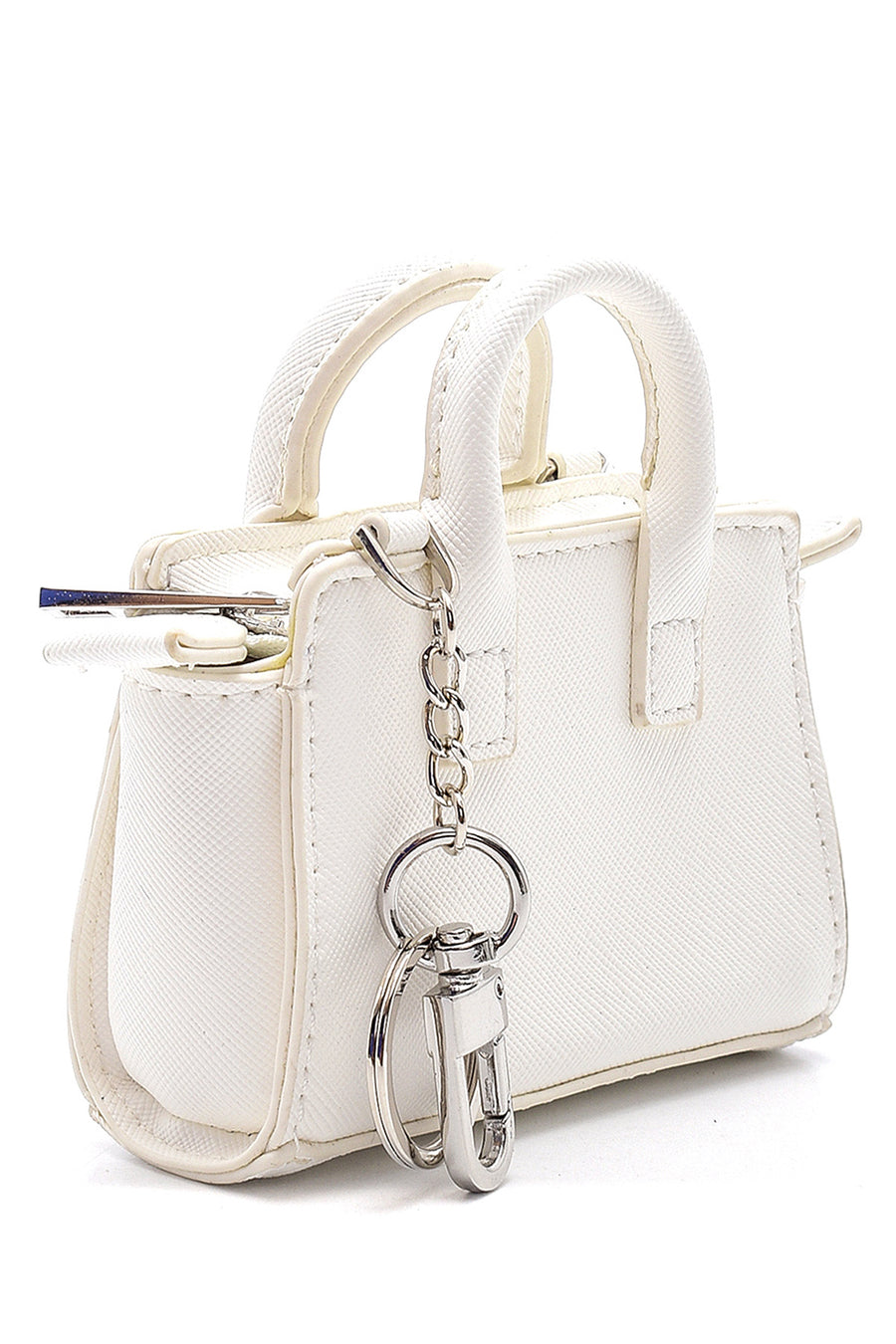 Women's White Mini Crossbody Bag