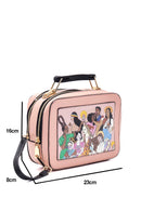 Women's Pink Synthetic Leather Shoulder Bag | Derimod