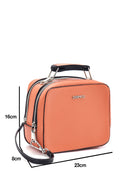 Women's Orange Synthetic Leather Shoulder Bag | Derimod