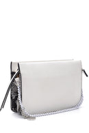 Women's Snakeskin Pattern Detailed Shoulder Bag | Derimod